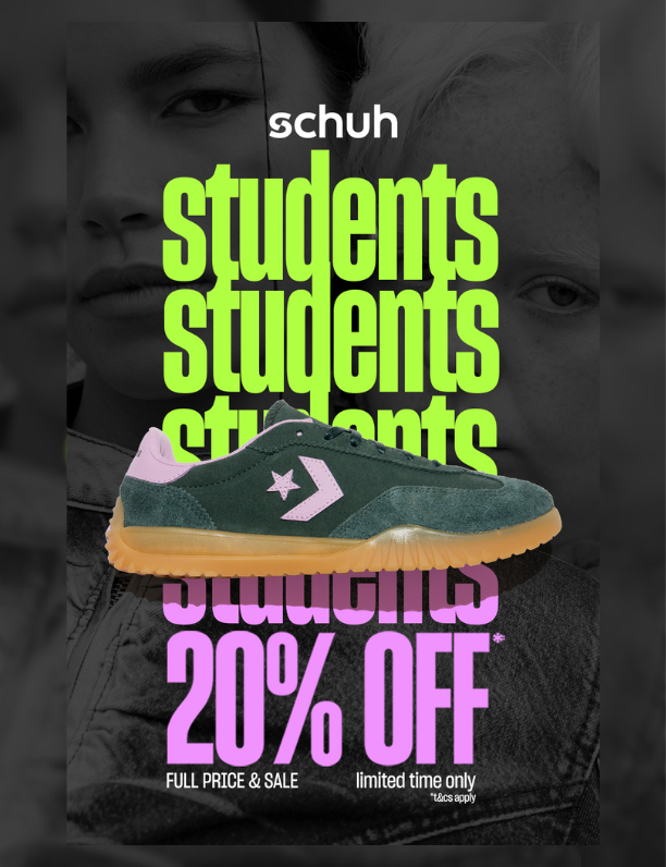 Featured image for “Exclusive Student Discount at schuh”