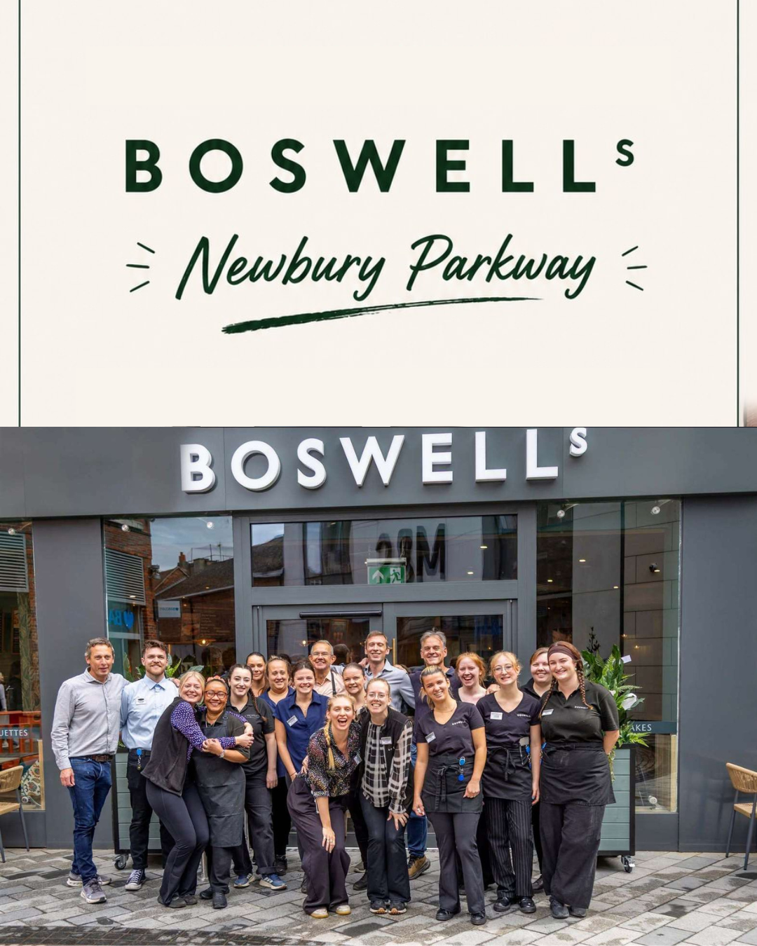 Featured image for “Newbury favourite Boswells now open at Parkway”