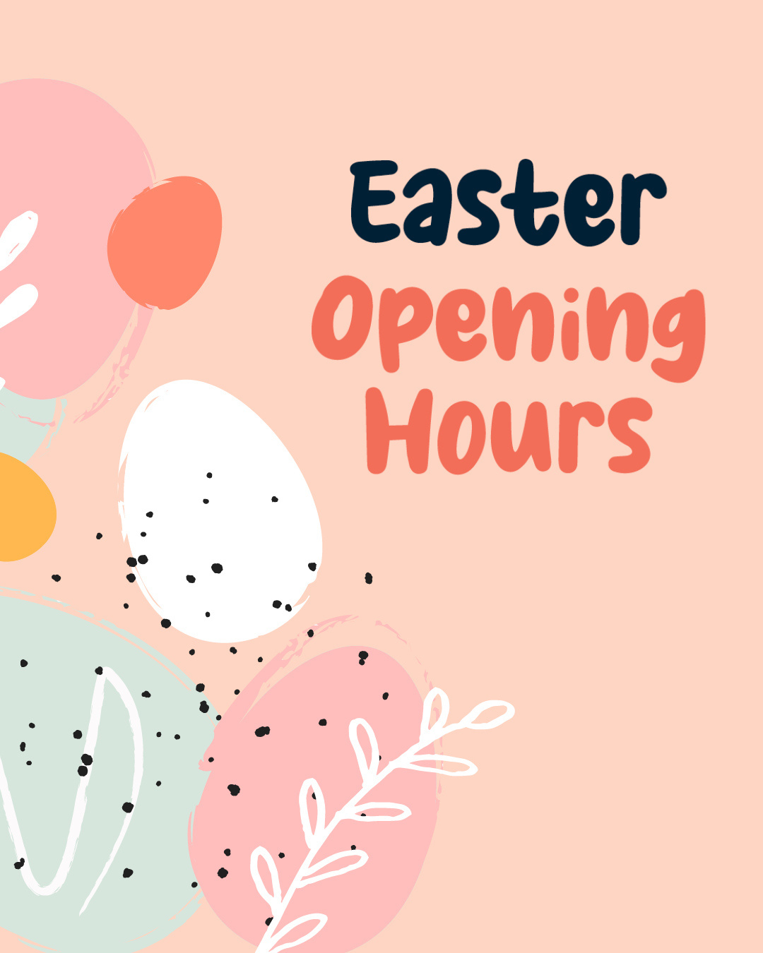 Featured image for “Easter Opening Hours”