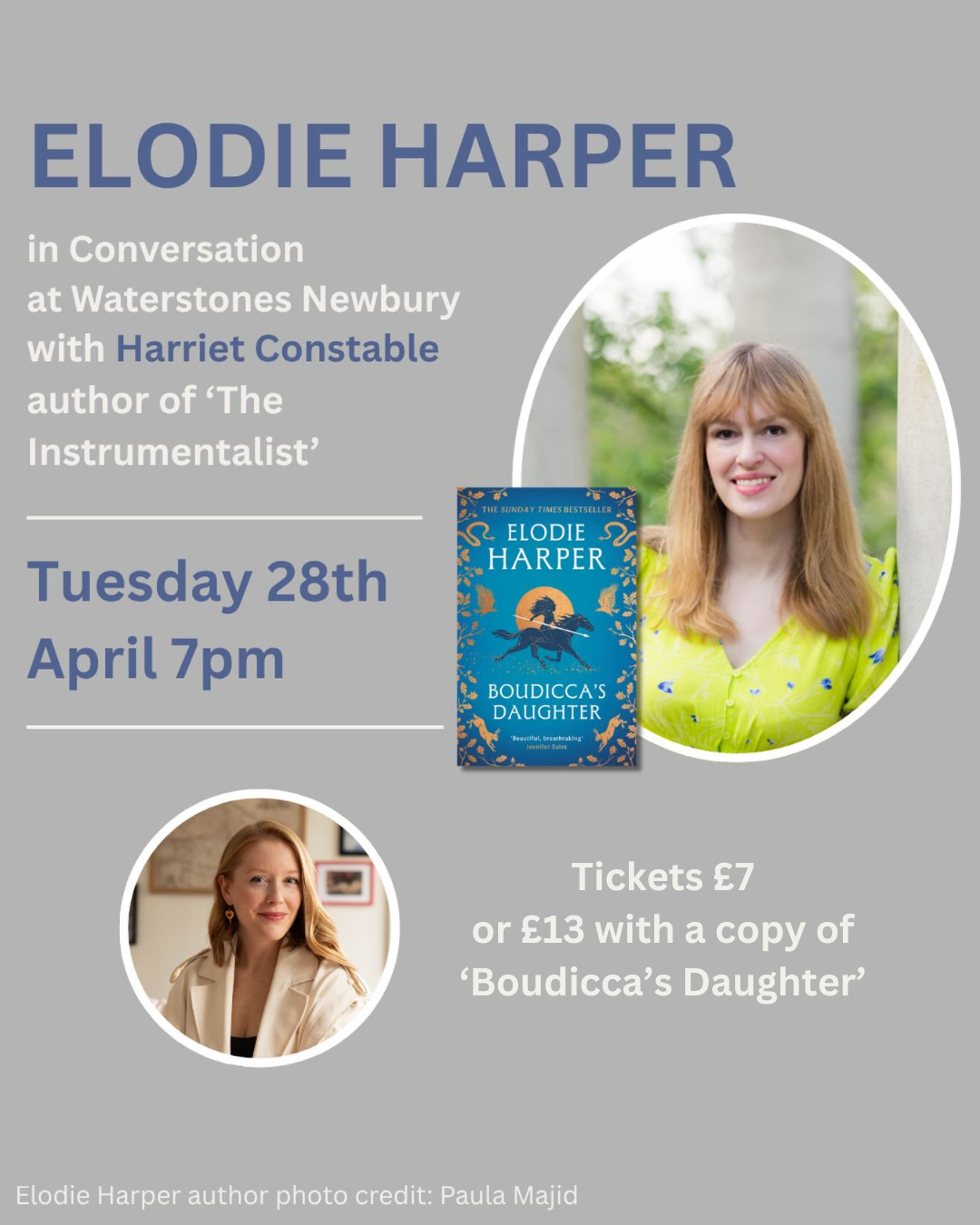 Featured image for “Elodie Harper in Conversation with Harriet Constable 📚”