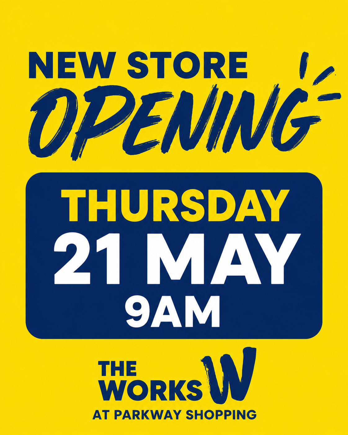 Featured image for “The Works – Opening Soon at Parkway Shopping”