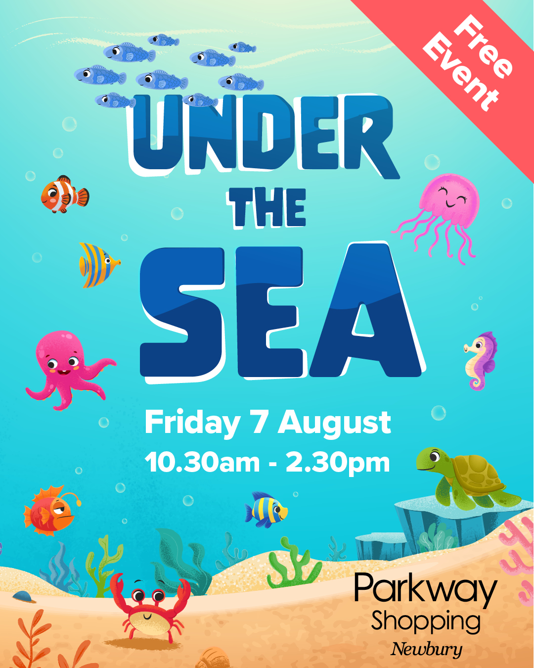 Featured image for “Free Summer Event at Parkway Shopping 🪼”